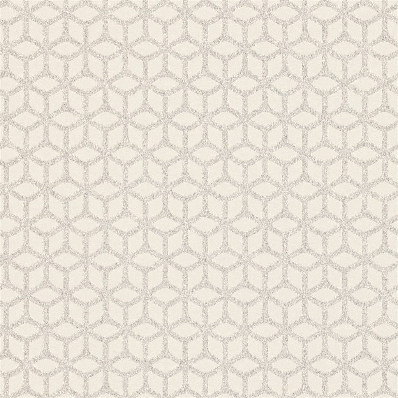 HARLEQUIN Trellis Wallpaper Geometric Pearl Rotary Printed Wallpaper - HMOT110377