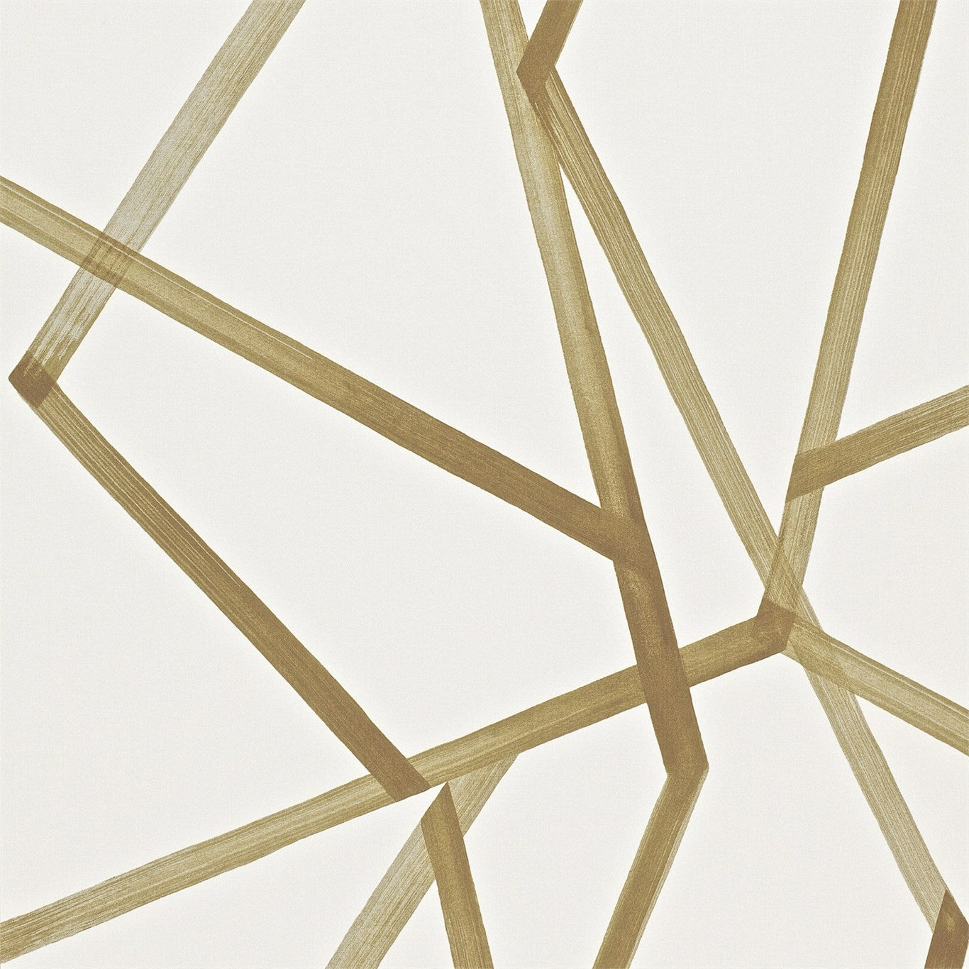 HARLEQUIN Sumi Wallpaper Geometric Ivory,Mustard Gravure Printed Wallpaper - HMOW110884