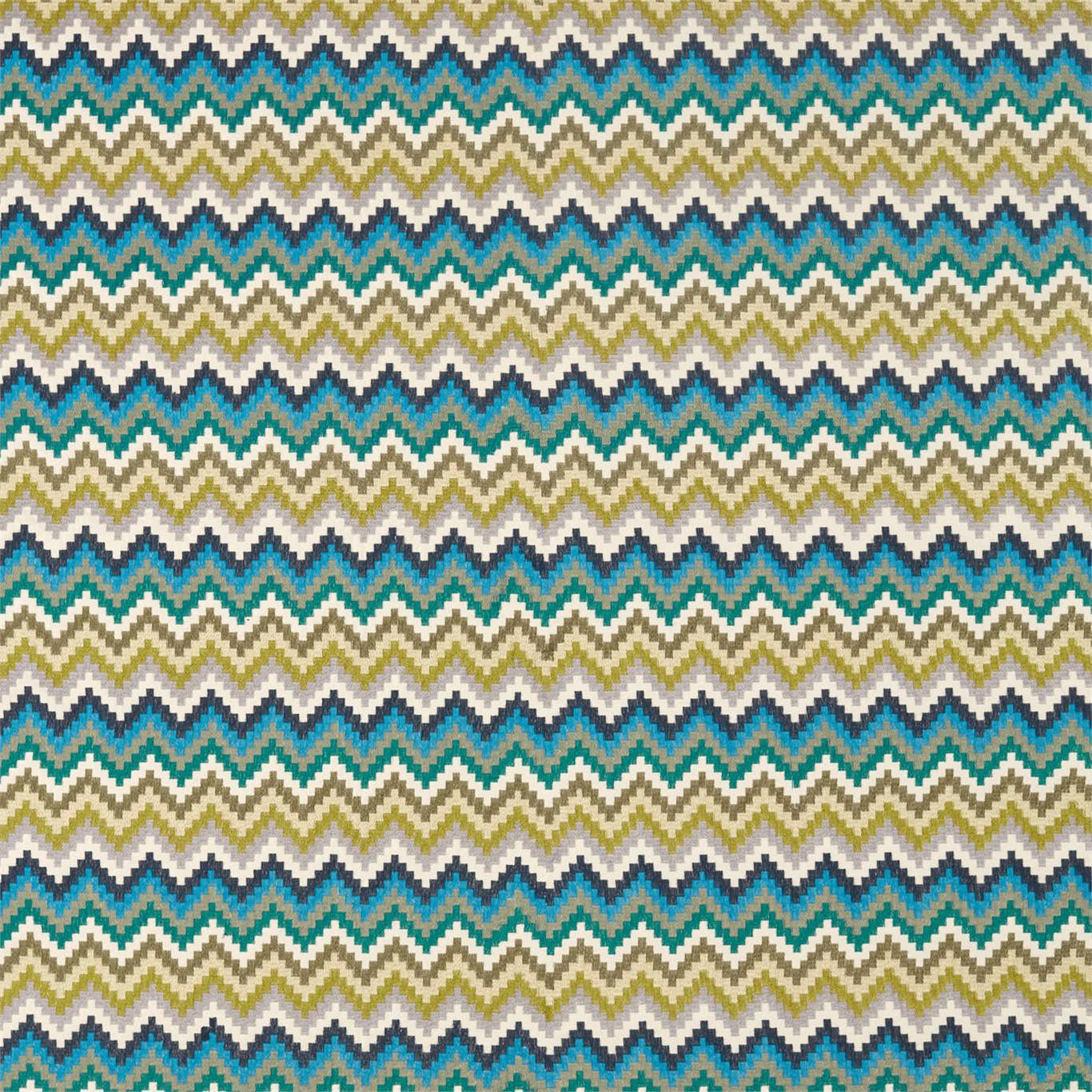 HARLEQUIN OUTLET Minouri Fabric Geometric Emerald,Ochre,Slate - HMTE132768