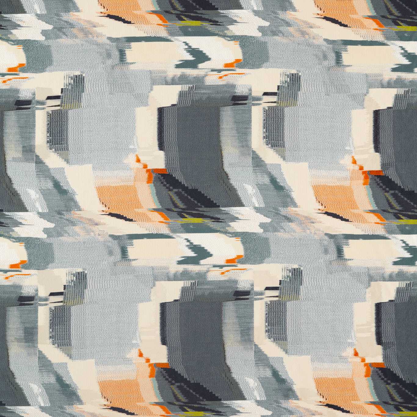 HARLEQUIN Perspective Fabric Abstract , Graphic Slate,Sedona - HMTE132791
