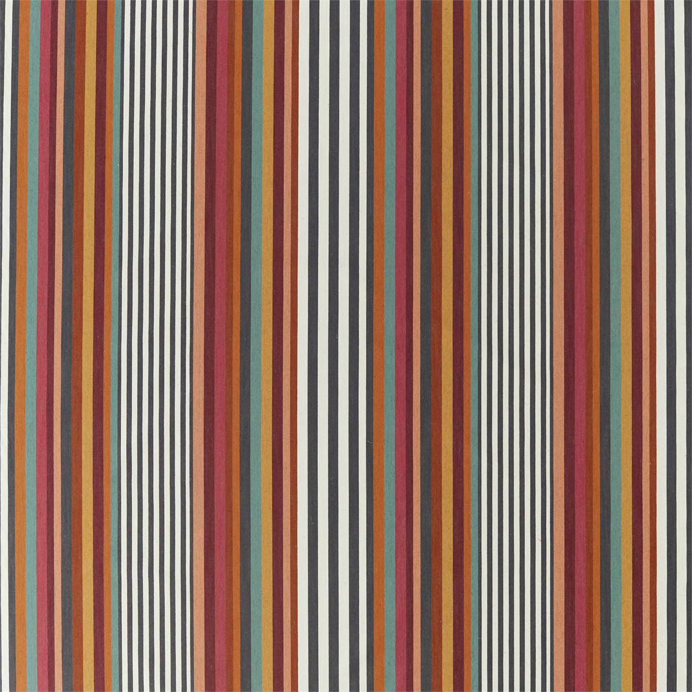 HARLEQUIN Rosita Fabric Stripes Cerise,Ginger,Marine - HMUC133084