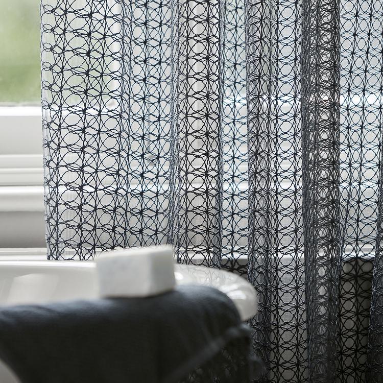 HARLEQUIN Lacet Fabric Plains , Textures Ink - HMVO132803