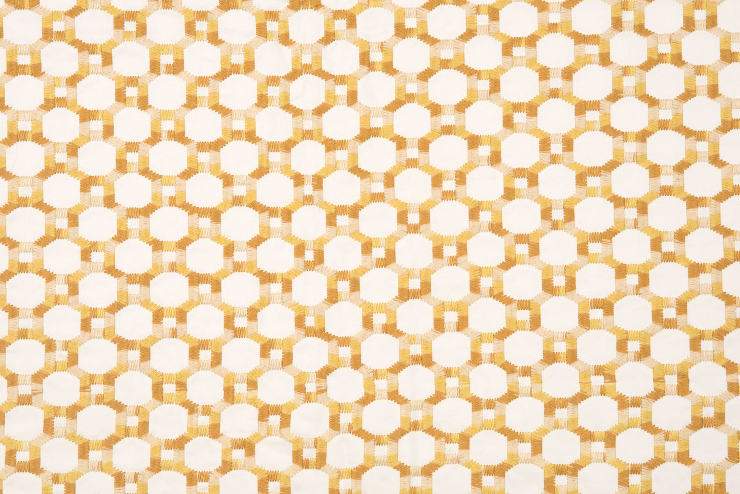 SCALAMANDRE ISLAND TRELLIS FABRIC YELLOW - HN 000242014 NEW SKU # HN420140002