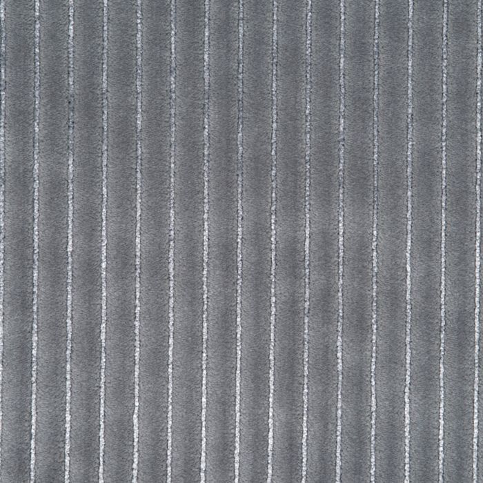 Close-up of light grey fabric with a subtle ribbed texture.
