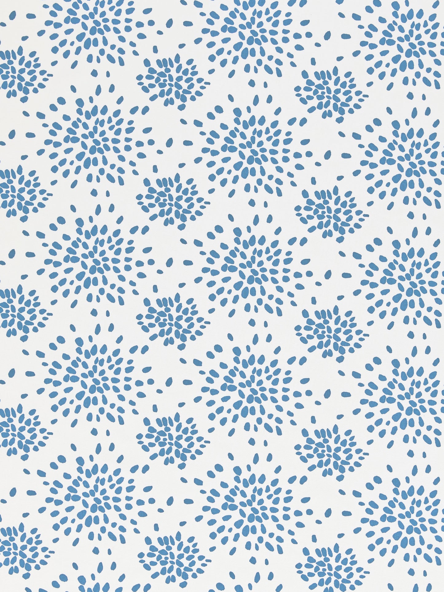 SCALAMANDRE FIREWORKS COTTON PRINT FABRIC DELPHINIUM - HN 00BDF1020 NEW SKU # HNF102000BD