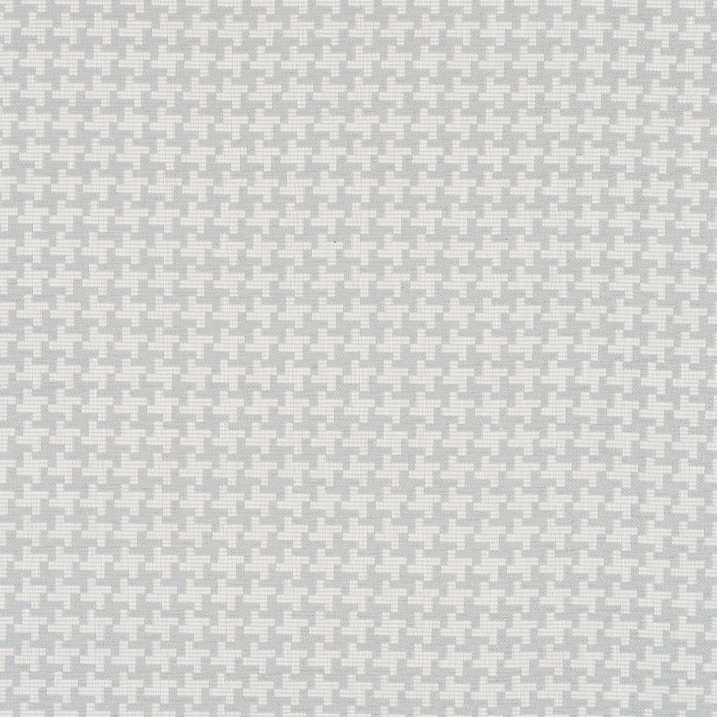 JF Fabrics Crypton Home HOUNDSTOOTH 93 Fabric Houndstooth, Texture White, Grey Woven, Chenille - 8945993 J8921