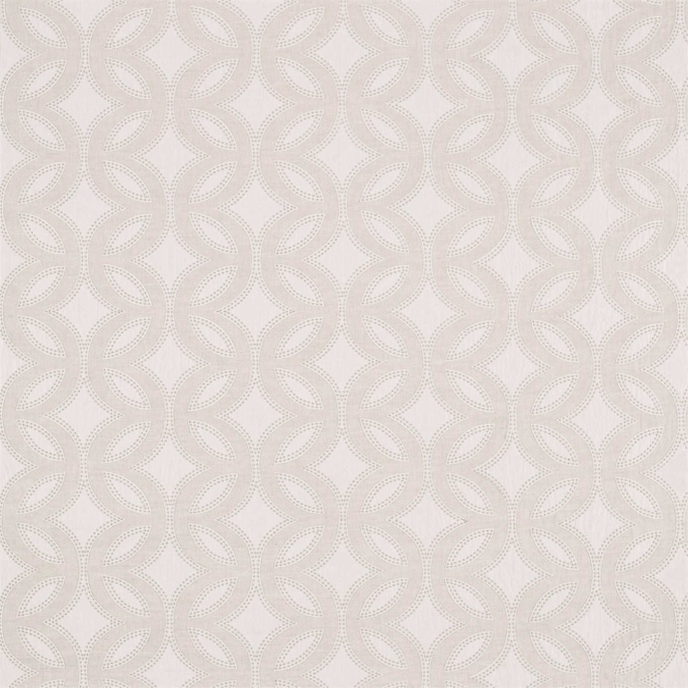 HARLEQUIN Caprice Fabric Geometric Chalk,Linen - HPOF130900