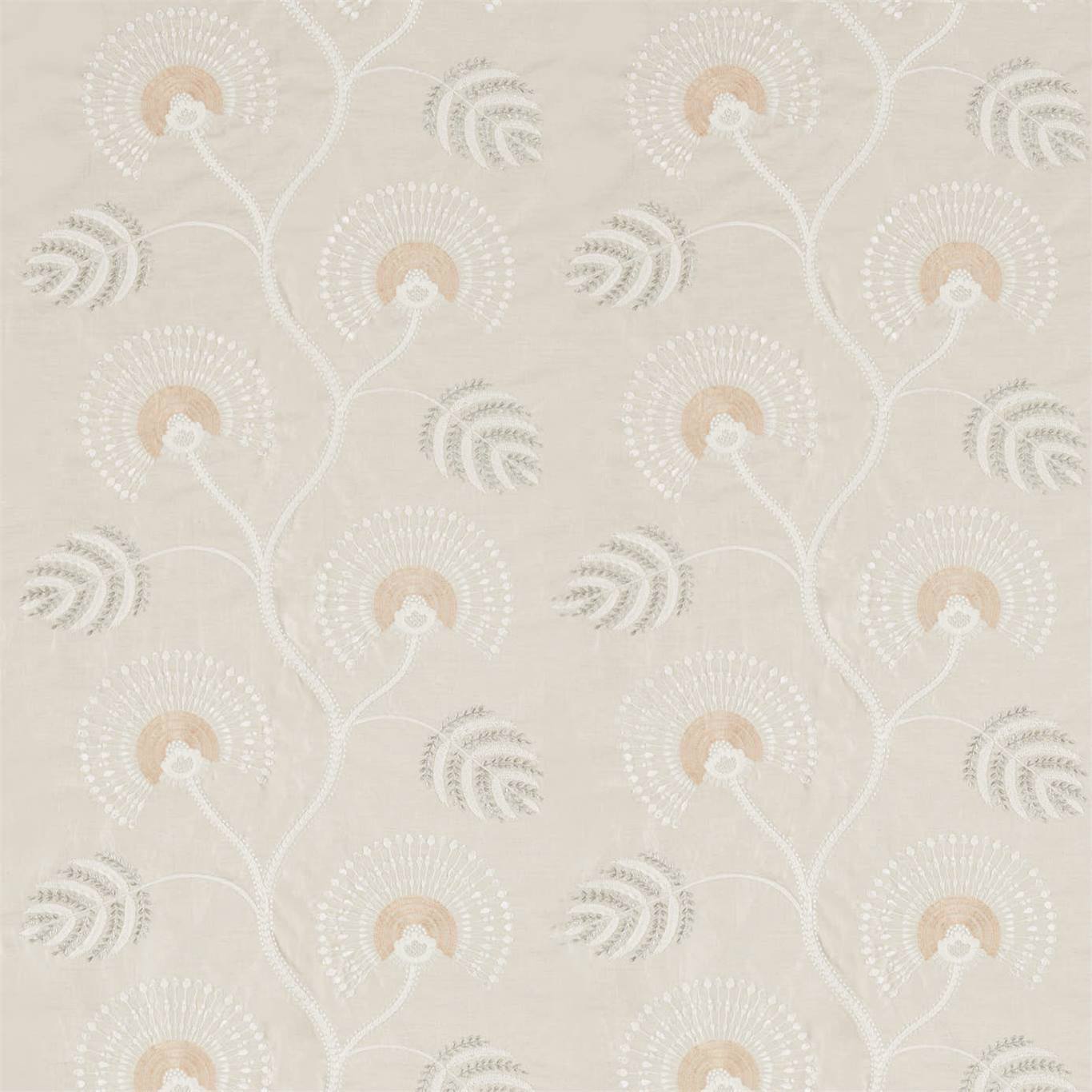HARLEQUIN OUTLET Louella Fabric Contemporary Floral Blush,Linen - HPUT132652