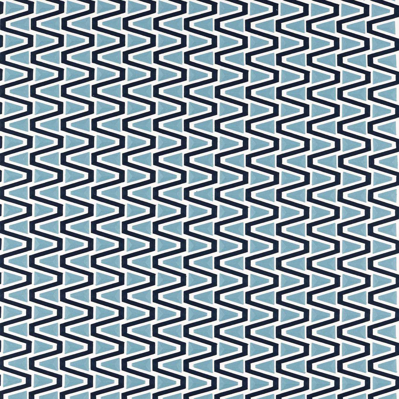 HARLEQUIN Perception Fabric Geometric Japanese Ink, Sky, New Beginnings - HQN2133870