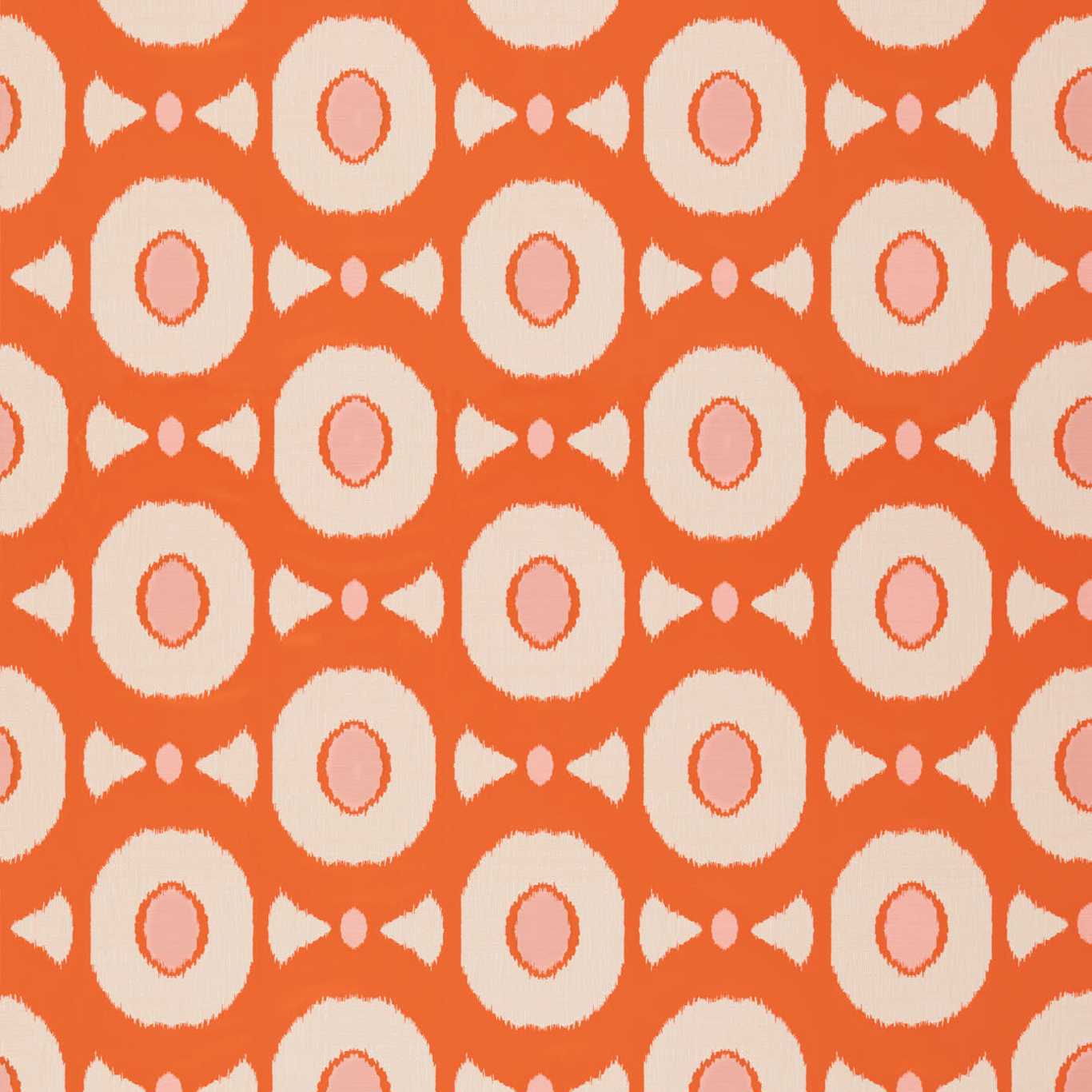 HARLEQUIN Zinnia Fabric Spots Clemetine,Peony - HQN2133887