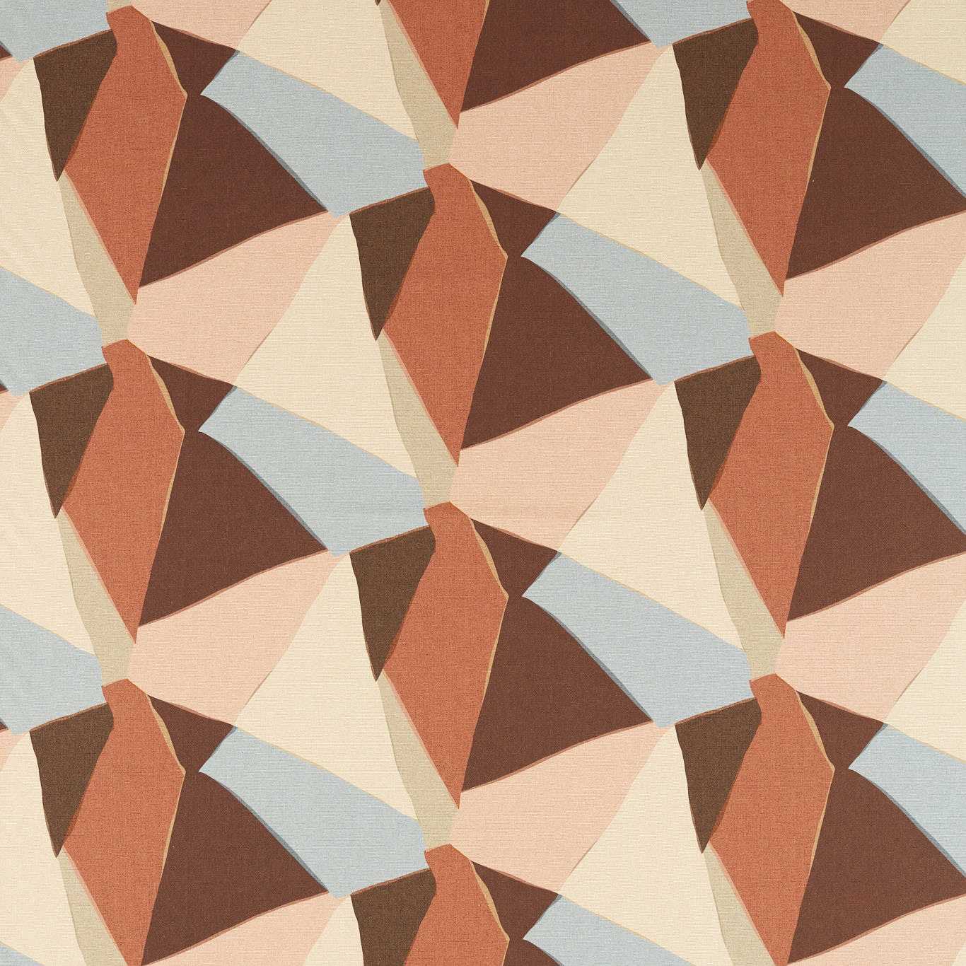 HARLEQUIN Sumi Reflect Fabric Abstract , Graphic Cornflower,Blush,Spice - HRFD121199
