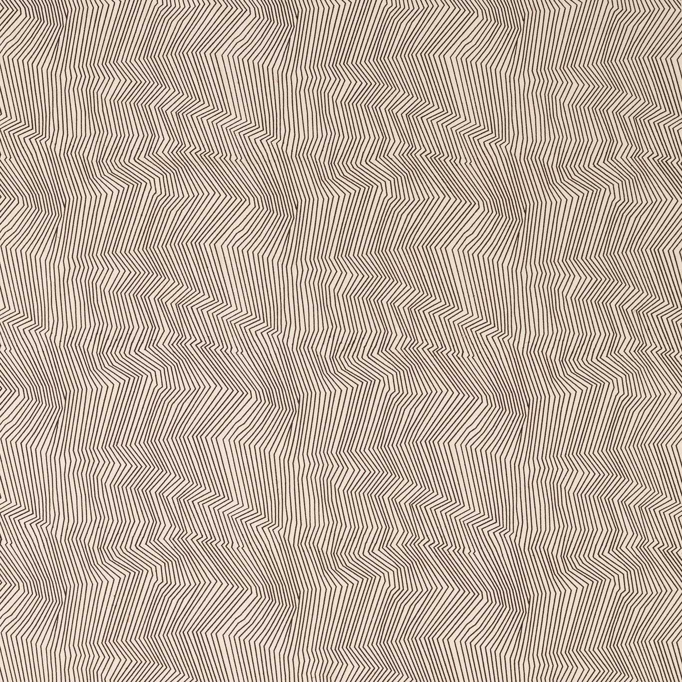 HARLEQUIN Juto Fabric Geometric Black Earth - HRFD134011