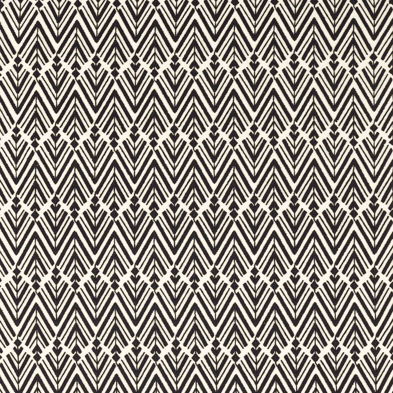 HARLEQUIN Thalia Fabric Geometric Black Earth - HRFD134018