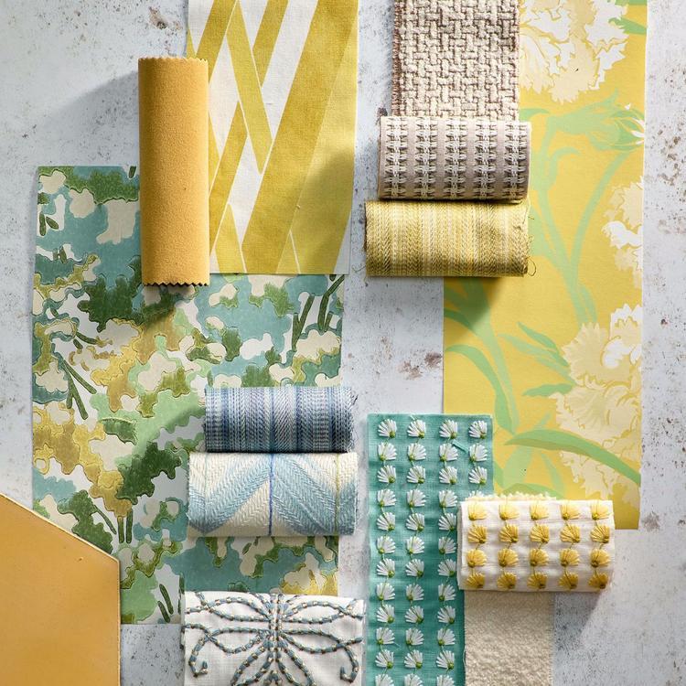 HARLEQUIN Palla Fabric Plains , Textures Honey,First Light - HRTF134058