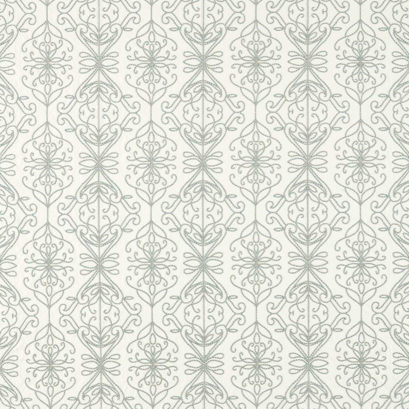 HARLEQUIN Java Linen Fabric Damasks Sky,Pearl - HRTF134067