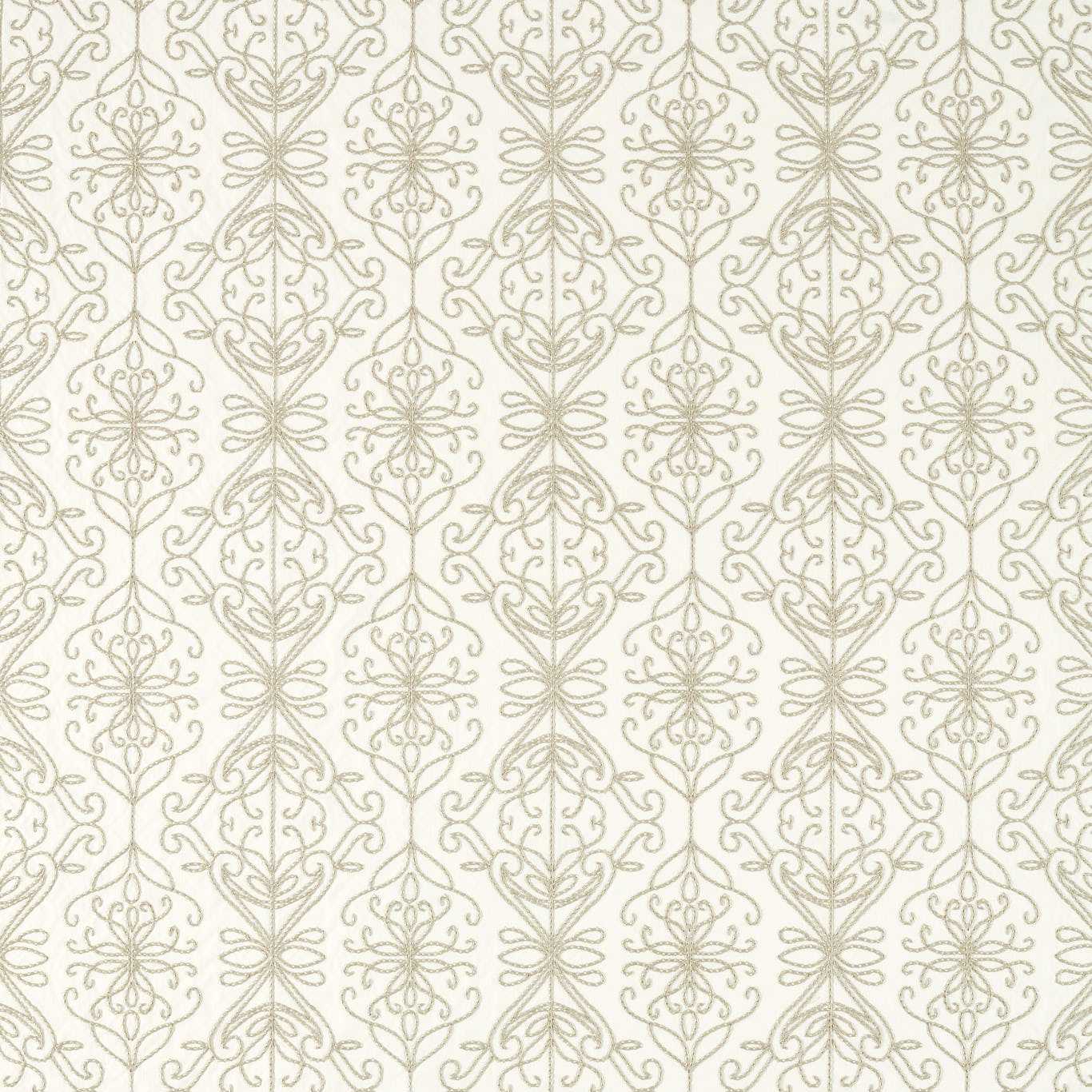 HARLEQUIN Java Linen Fabric Damasks Diffused Light,Pearl - HRTF134069