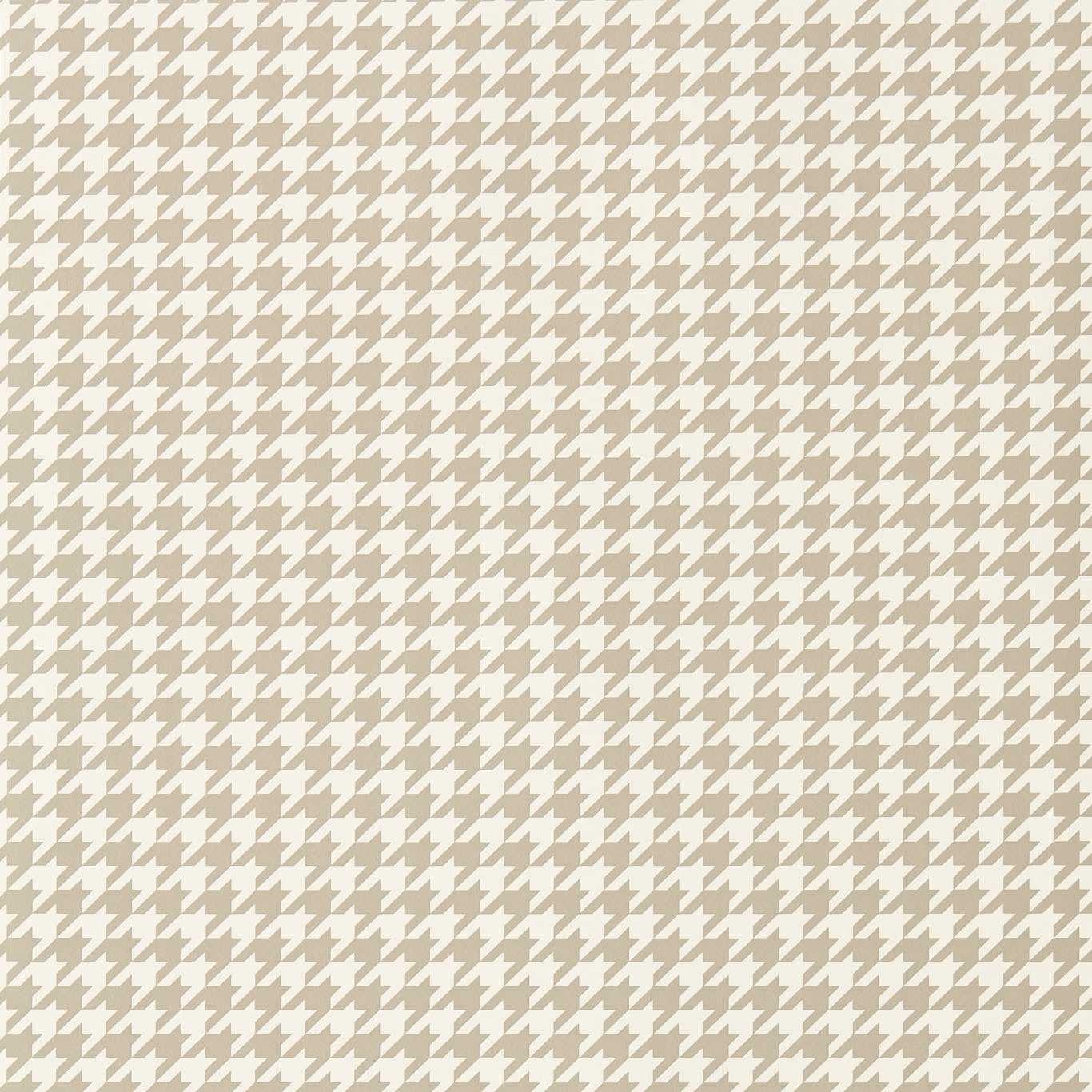 HARLEQUIN Houndstooth Wallpaper Geometric Taupe,Soft Focus Rotary Printed Wallpaper - HRTW113130