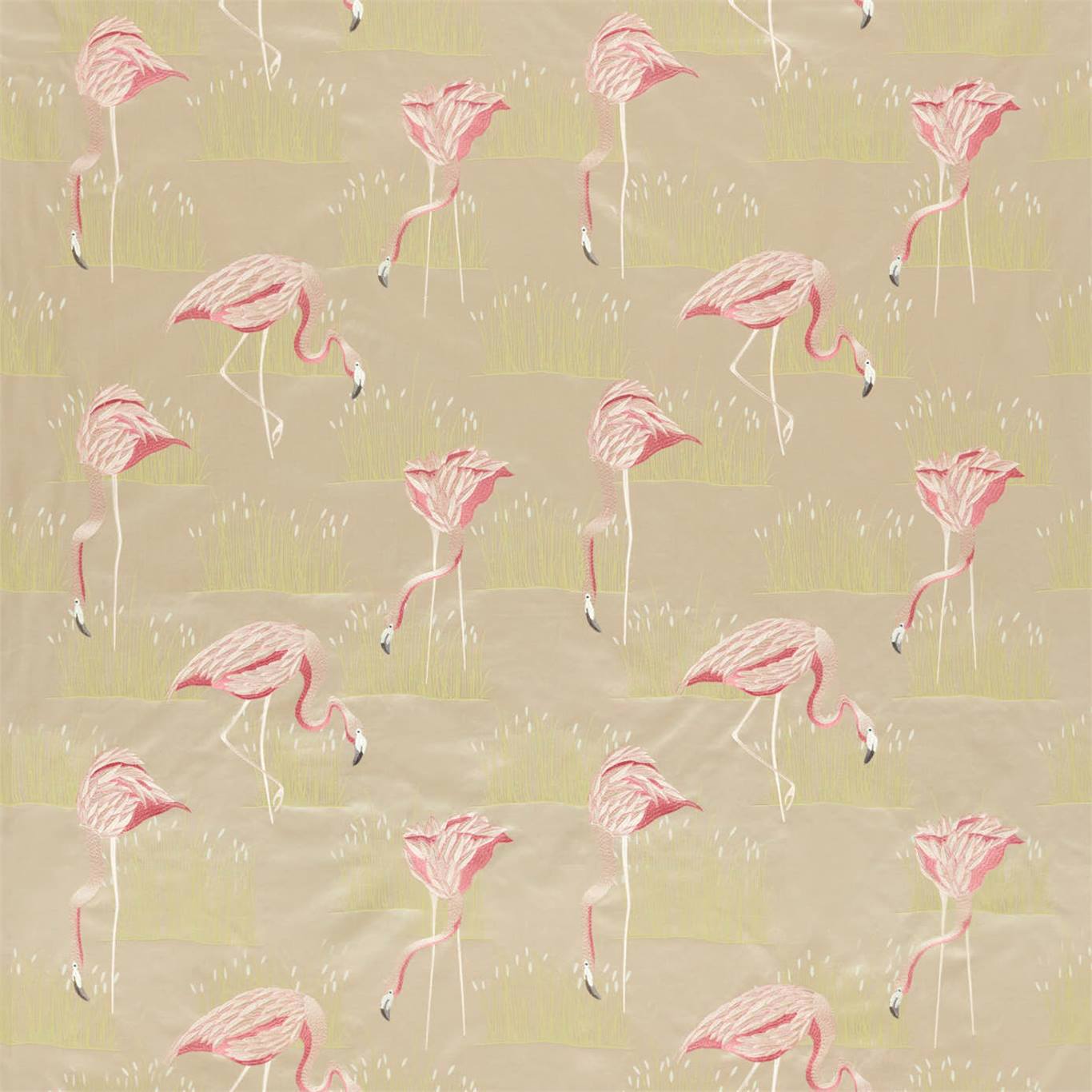 HARLEQUIN Salinas Fabric Birds Blossom,Laurel - HSAF132953