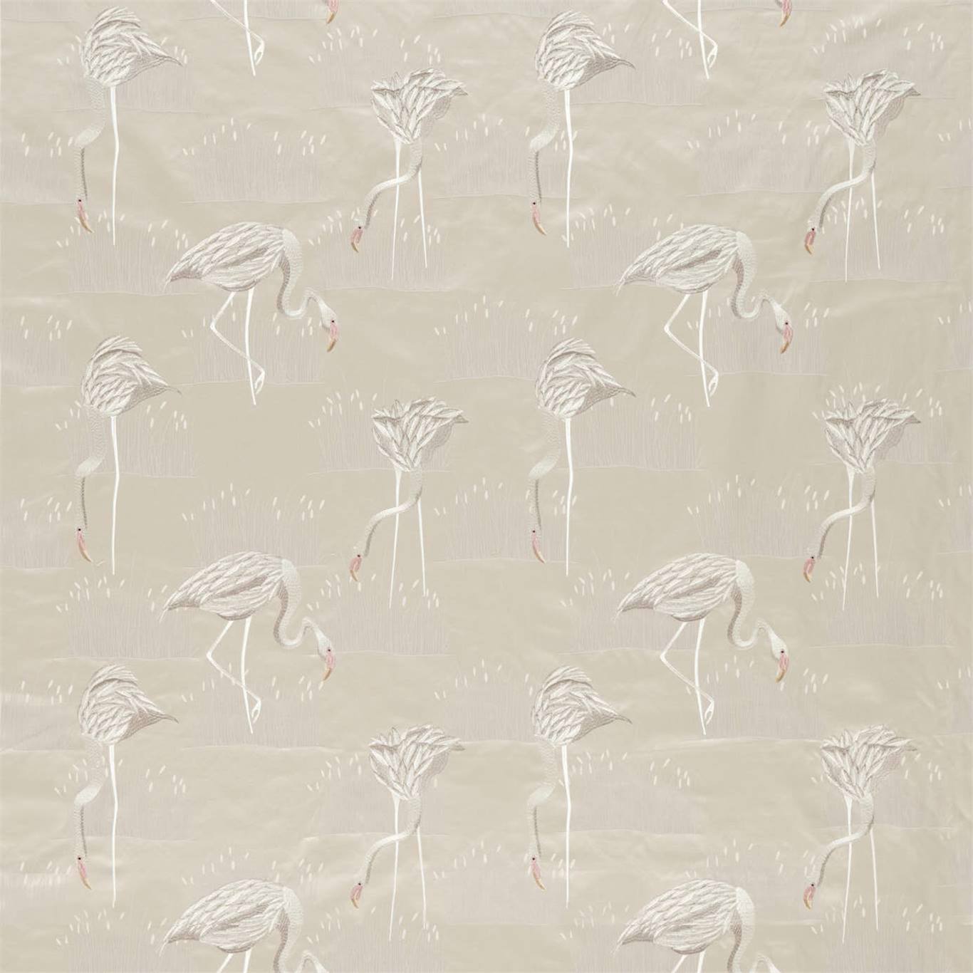 HARLEQUIN Salinas Fabric Birds Linen,Silver - HSAF132954