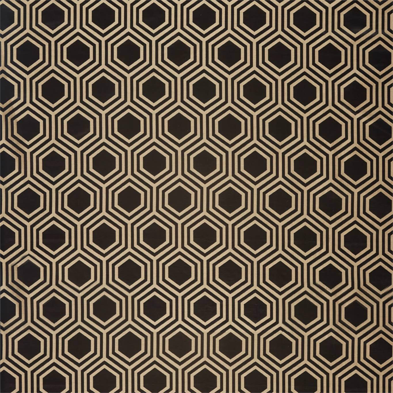 HARLEQUIN Selo Fabric Geometric Ebony - HSAF132961