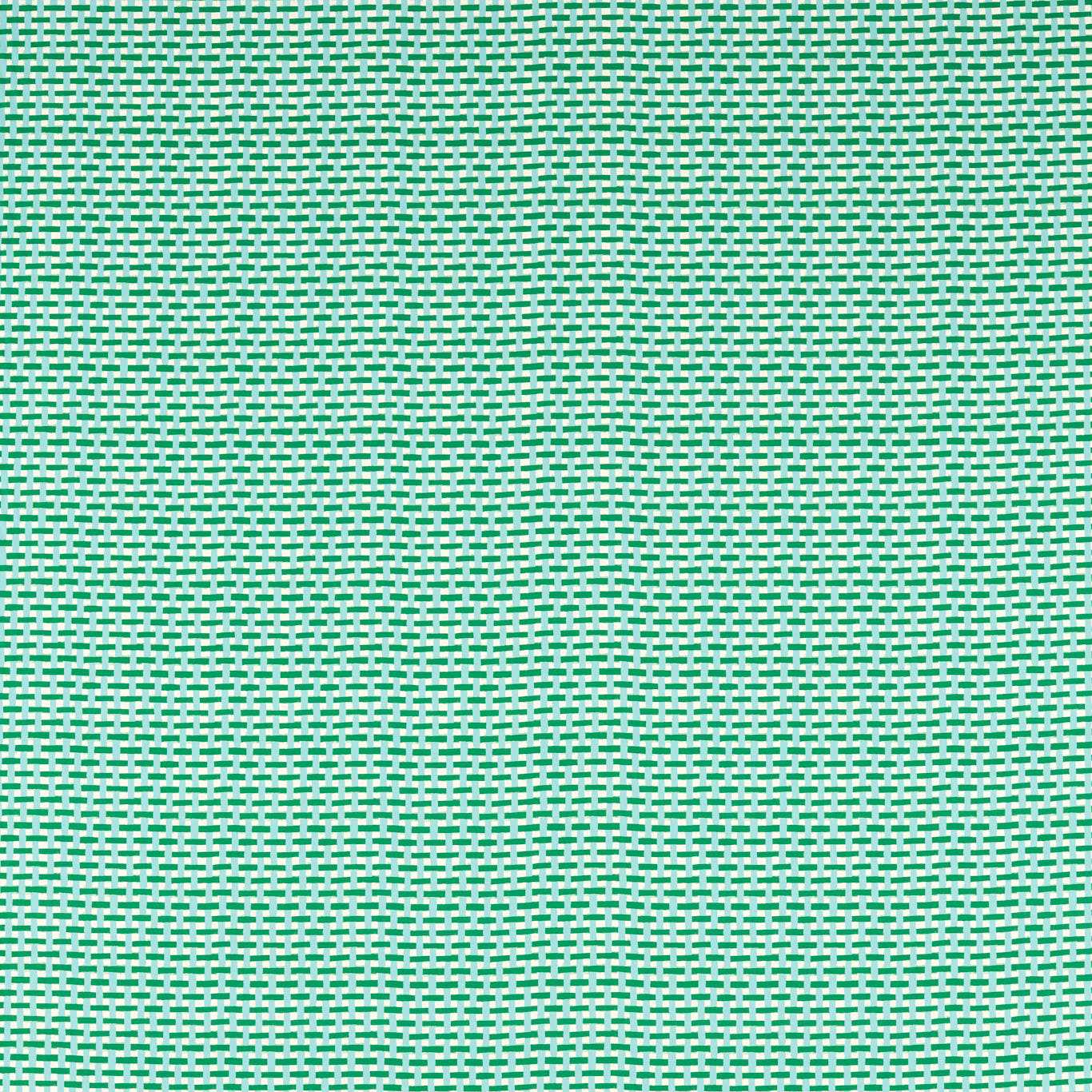HARLEQUIN Basket Weave Fabric Checks Emerald,Aquamarine - HSRF121176