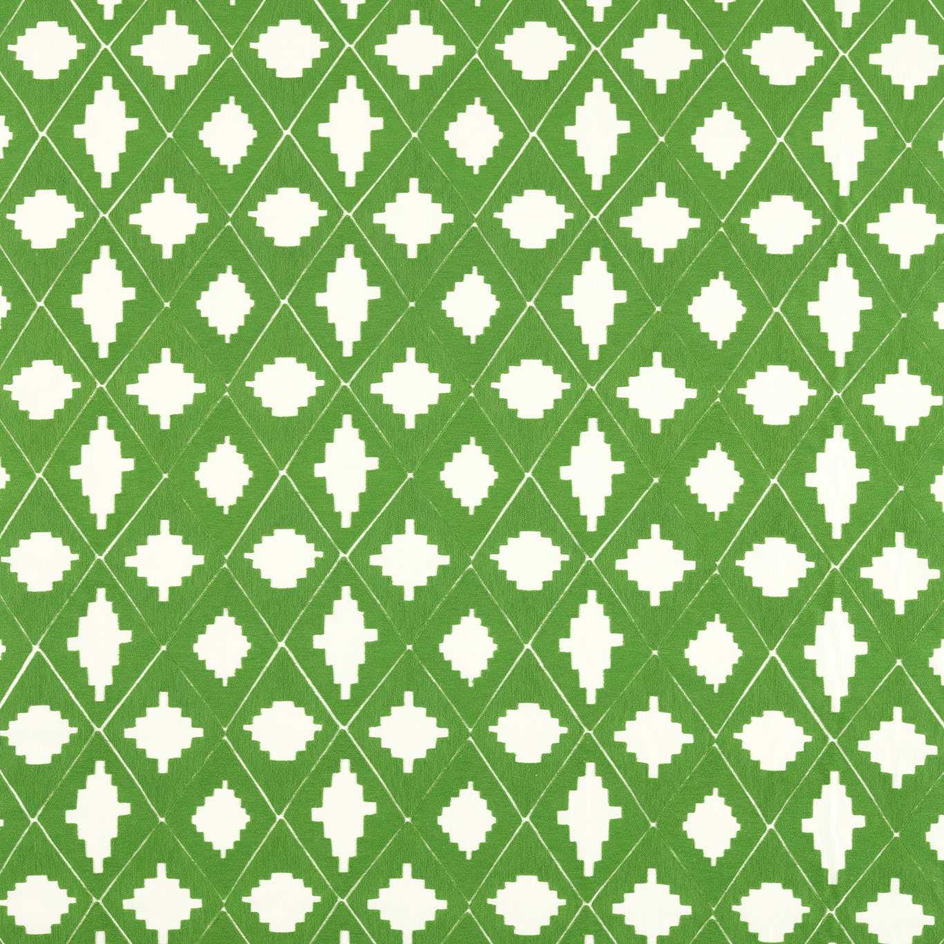 HARLEQUIN Garden Terrace Fabric Abstract , Graphic Peridot,Pearl - HSRF133997