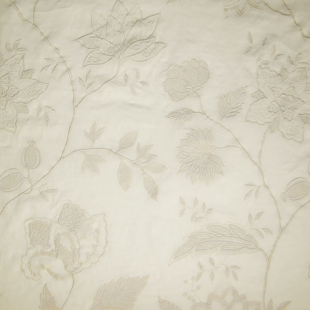 SCALAMANDRE PATNA FABRIC IVORY - HS 00021992 NEW SKU # HS19920002