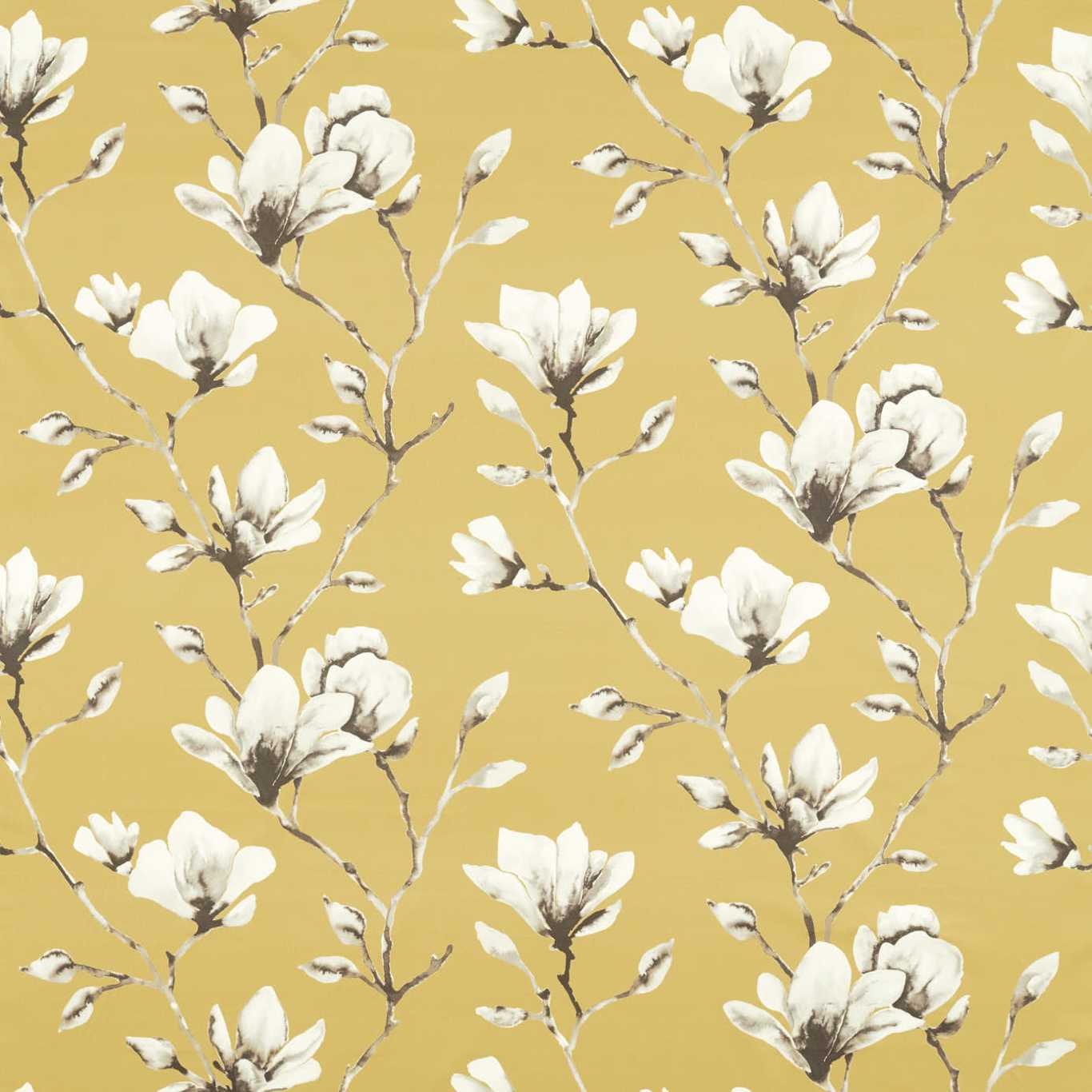 HARLEQUIN Lotus Fabric Contemporary, Floral Ochre - HTEF120975