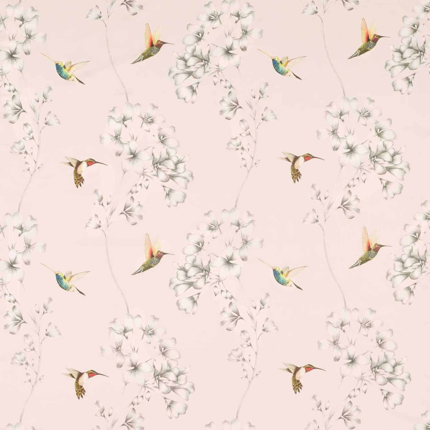 HARLEQUIN Amazilia Fabric Contemporary, Floral Powder - HTEF120979