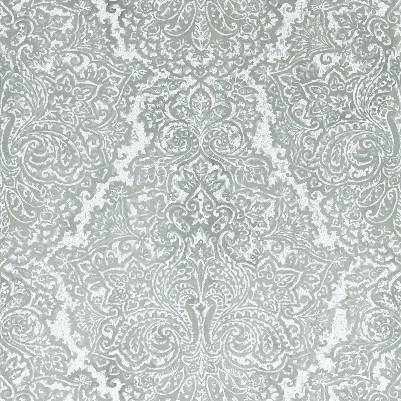 HARLEQUIN Aurelia Wallpaper Damasks French Grey,Silver Rotary/Gravure Wide Width Printed Wallpaper - HTEW112611