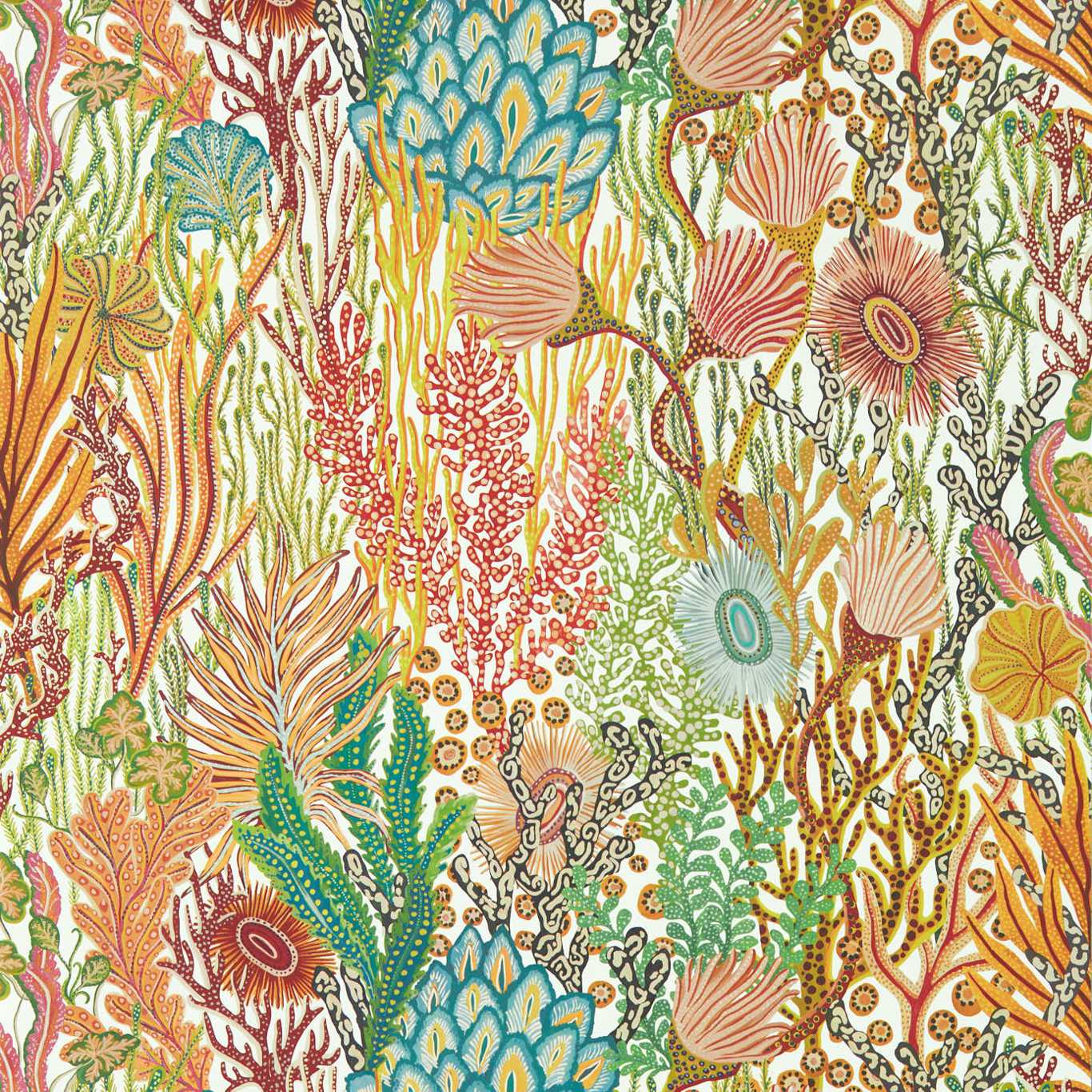 HARLEQUIN Acropora Wallpaper Landscapes Brazilian Rosewood,Nectar,Tree Canopy Gravure - Wide Width Printed Wallpaper - HTEW112779