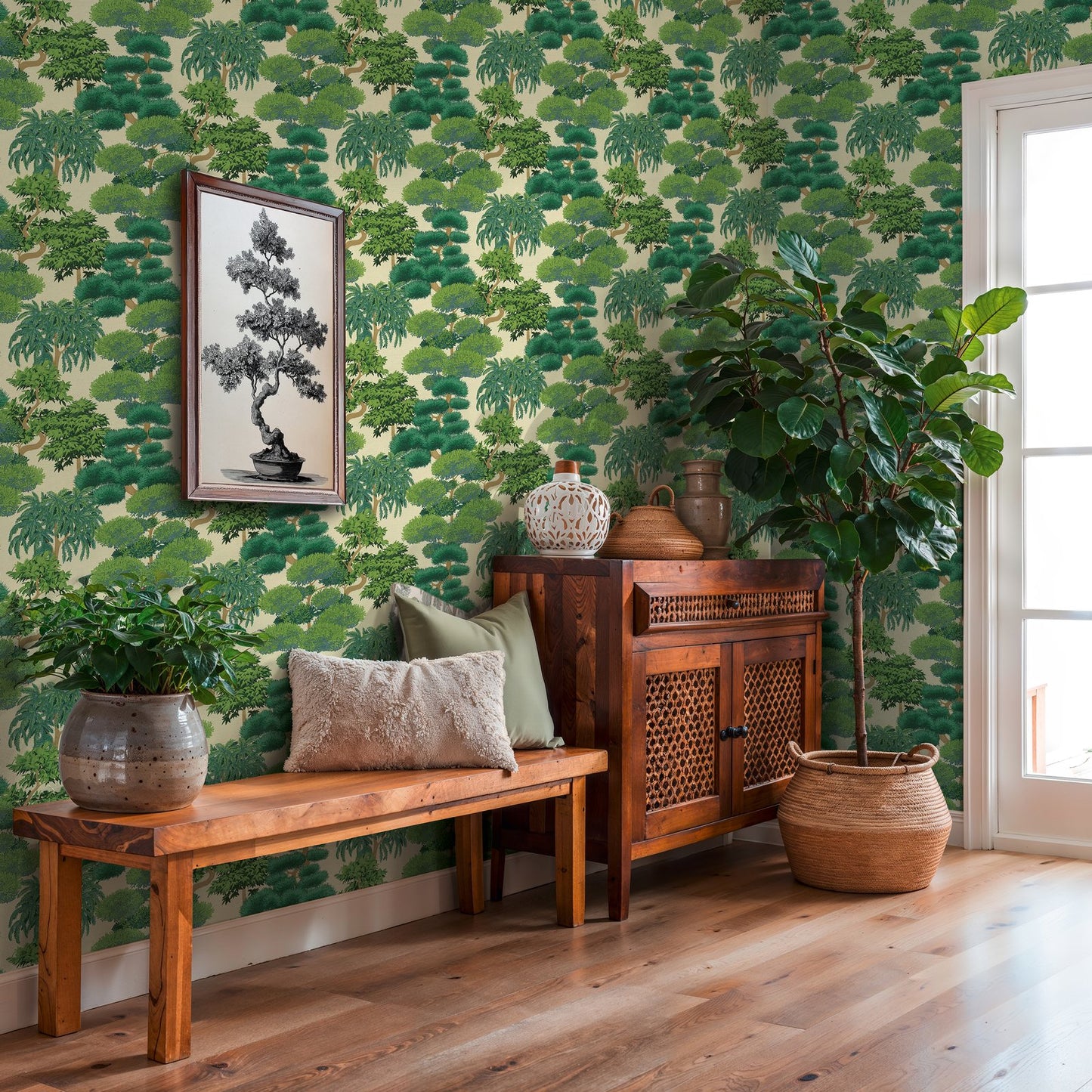 GALERIE WALLCOVERINGS Havana 2 Green - HV41077