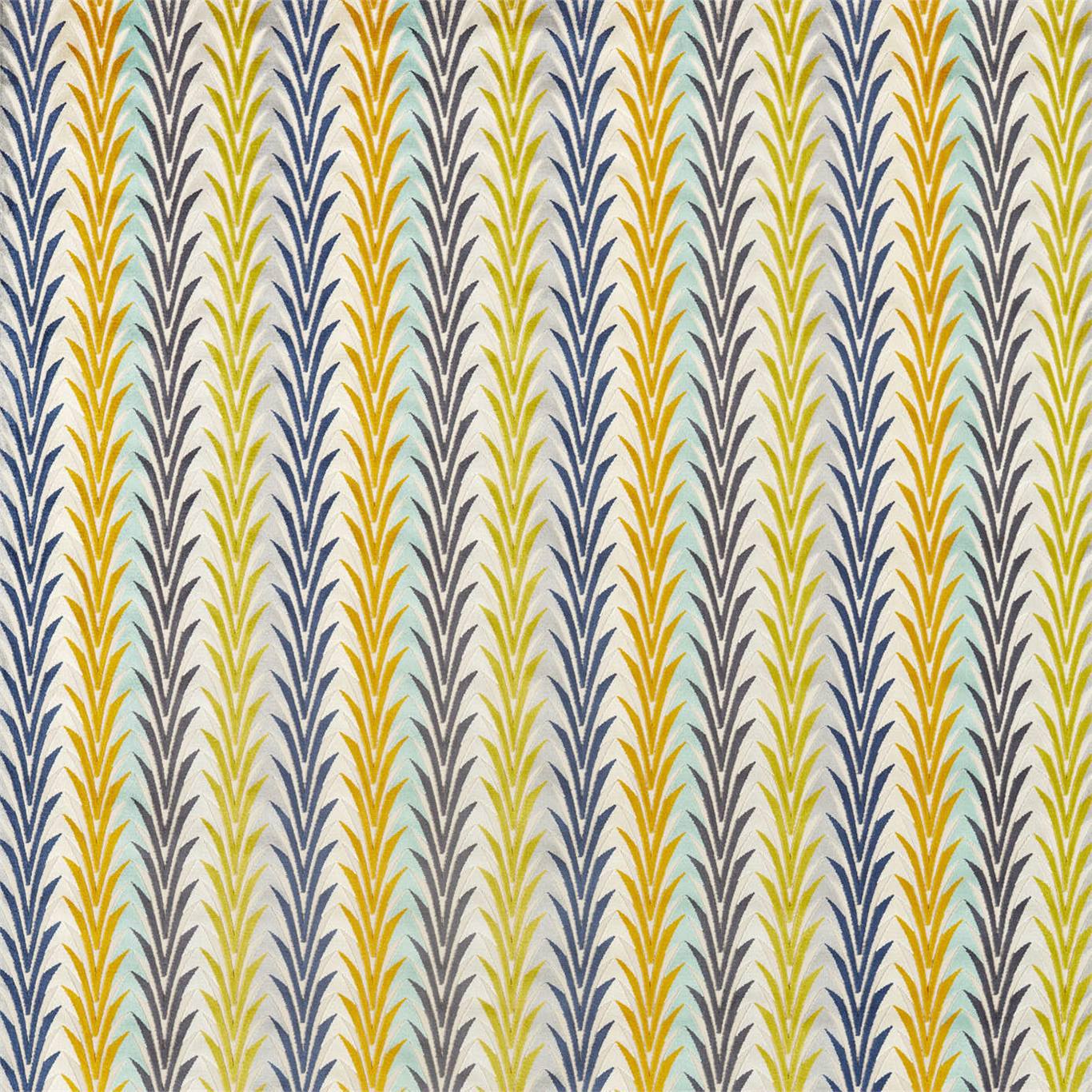 HARLEQUIN Velika Fabric Other Sienna,Citrus,Ink - HVVC132967