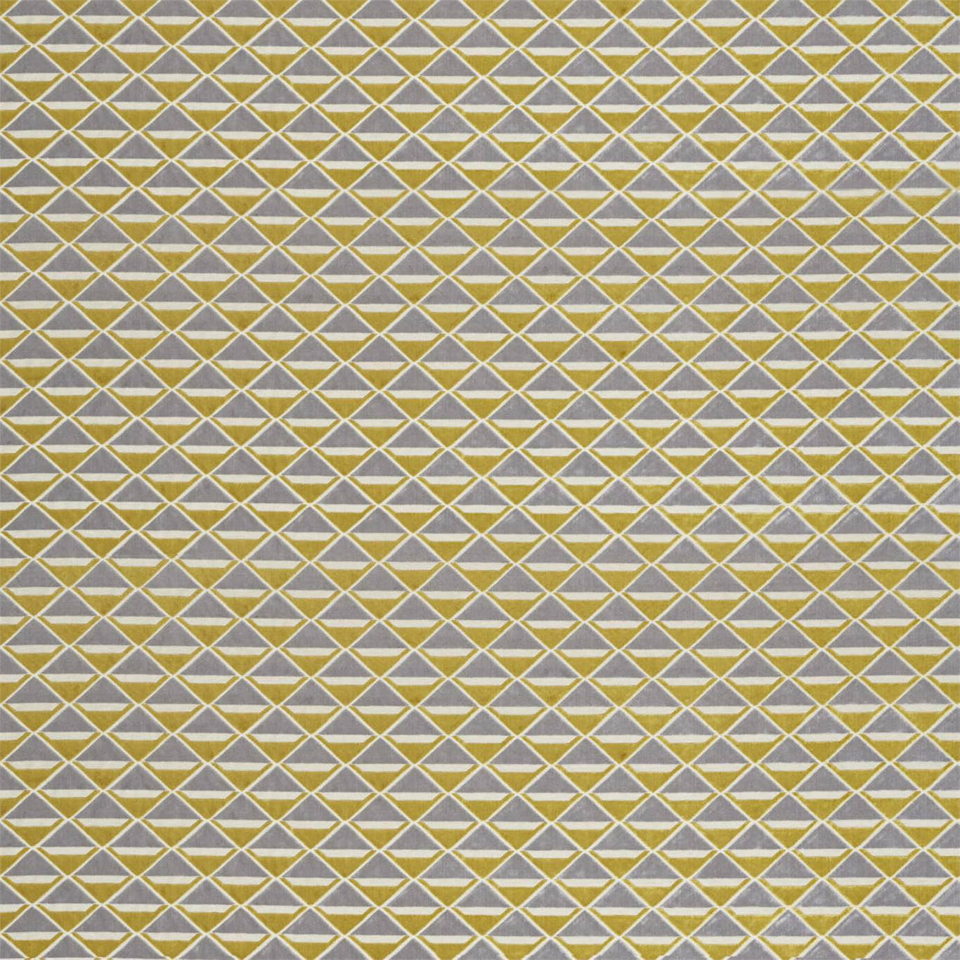 HARLEQUIN Petrova Fabric Geometric Citrus,Graphite - HVVC132990