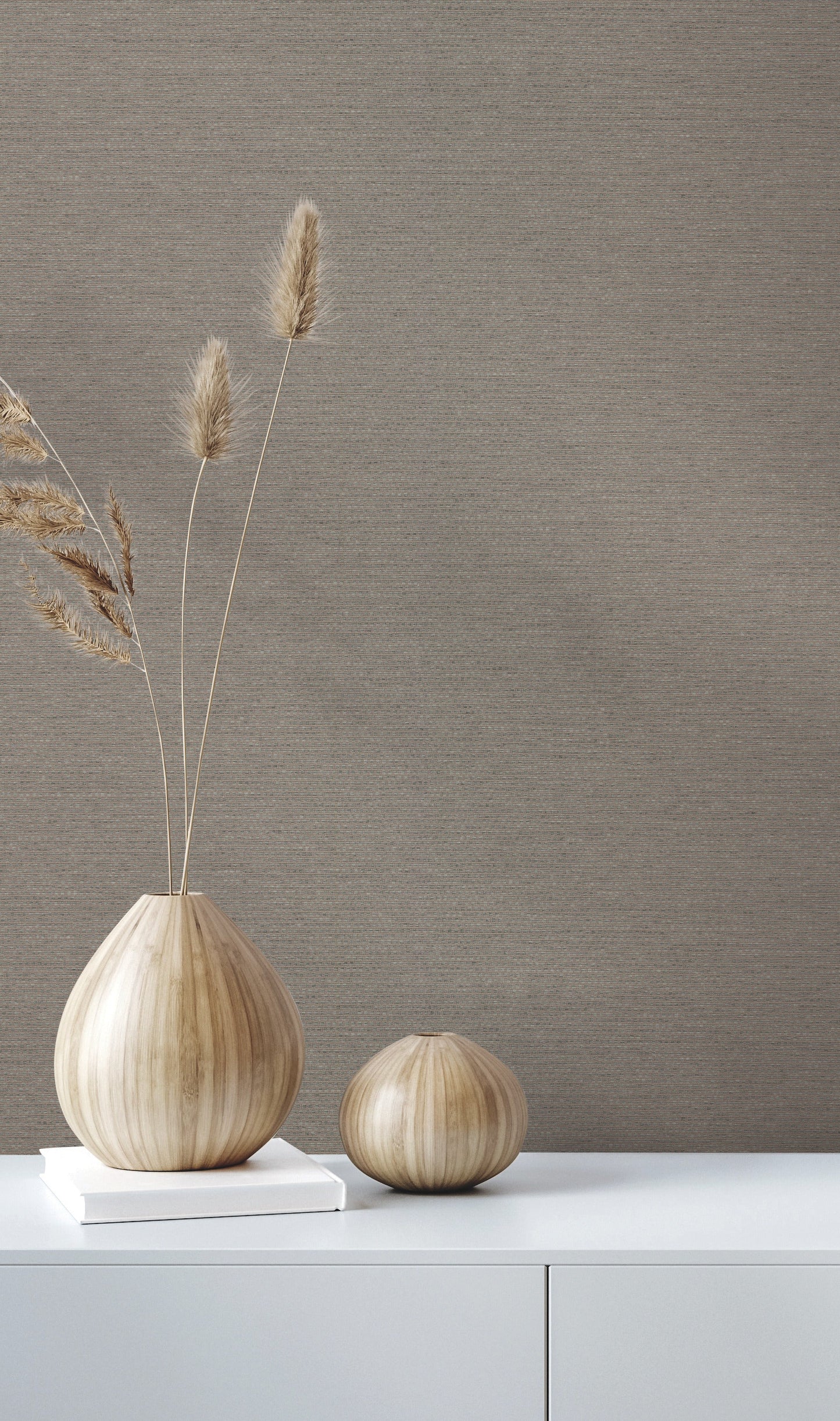 York Wallcoverings Quietwall Varna Pigeon Wallpaper Textures Whites and Off-Whites - HW3669R