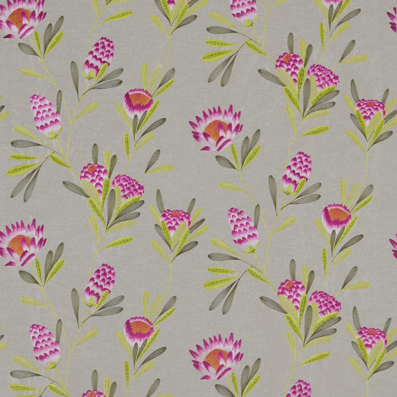 HARLEQUIN Cayo Fabric Contemporary, Floral Cerise,Zest - HZAP132638