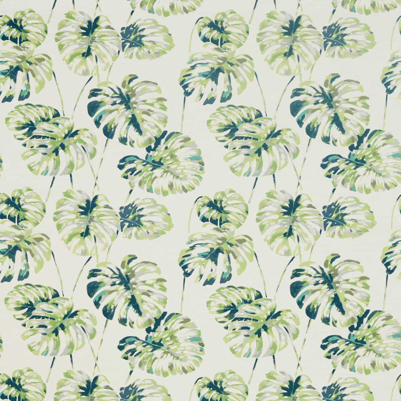 HARLEQUIN Kelapa Fabric Leaves , Trees Emerald,Zest - HZAP132647
