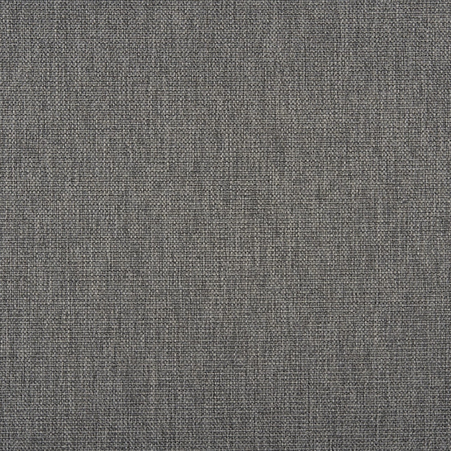 Dark gray woven upholstery fabric with tight, heathered weave.