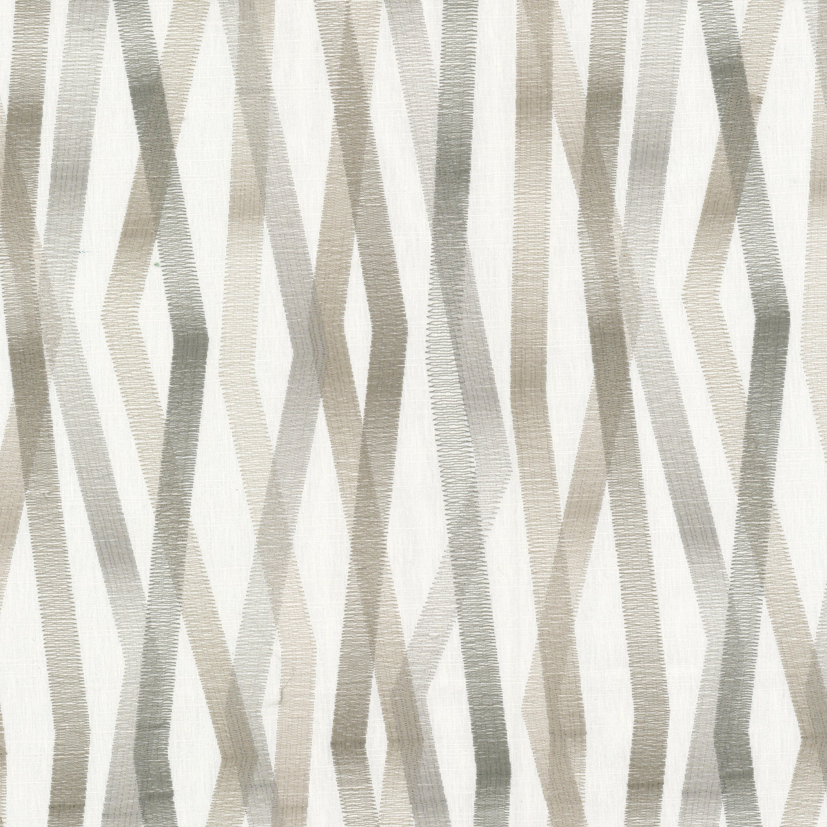 STOUT TEXTILES MULTIPURPOSE,EMBROIDERIES TRANSITIONAL,, GEOMETRIC PEWTER - JAVE-3