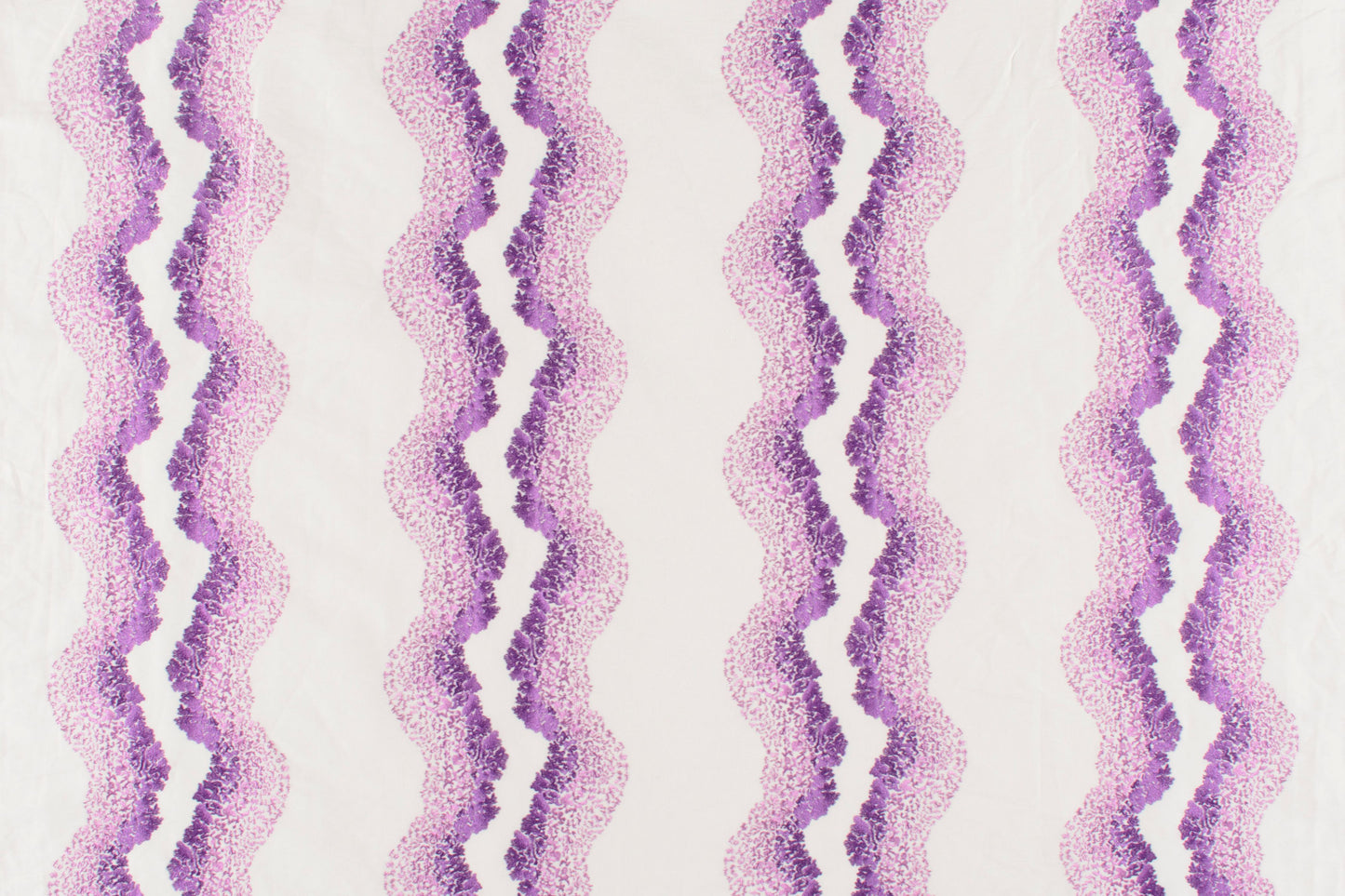 SCALAMANDRE ANCHITA EMBROIDERY FABRIC PURPLE - JM 00021635 NEW SKU # JM16350002