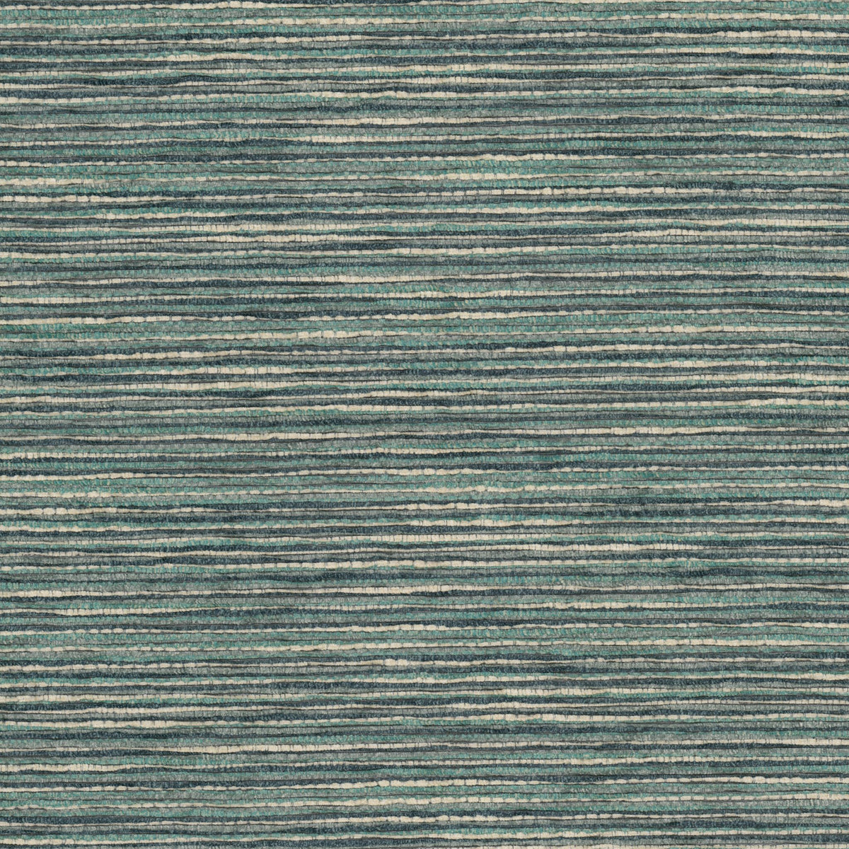 STOUT TEXTILES UPHOLSTERY,CHENILLE TRADITIONAL, STRIPE NORSE,TEAL - JODY-2