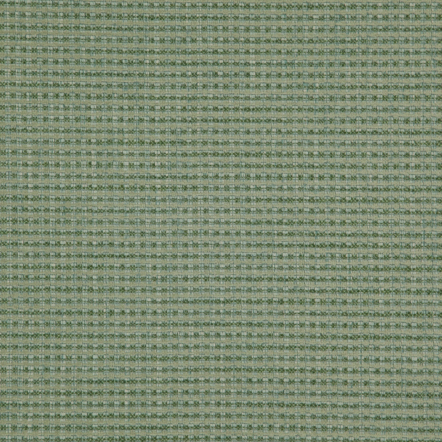 Olive-green woven upholstery fabric with a plain green texture