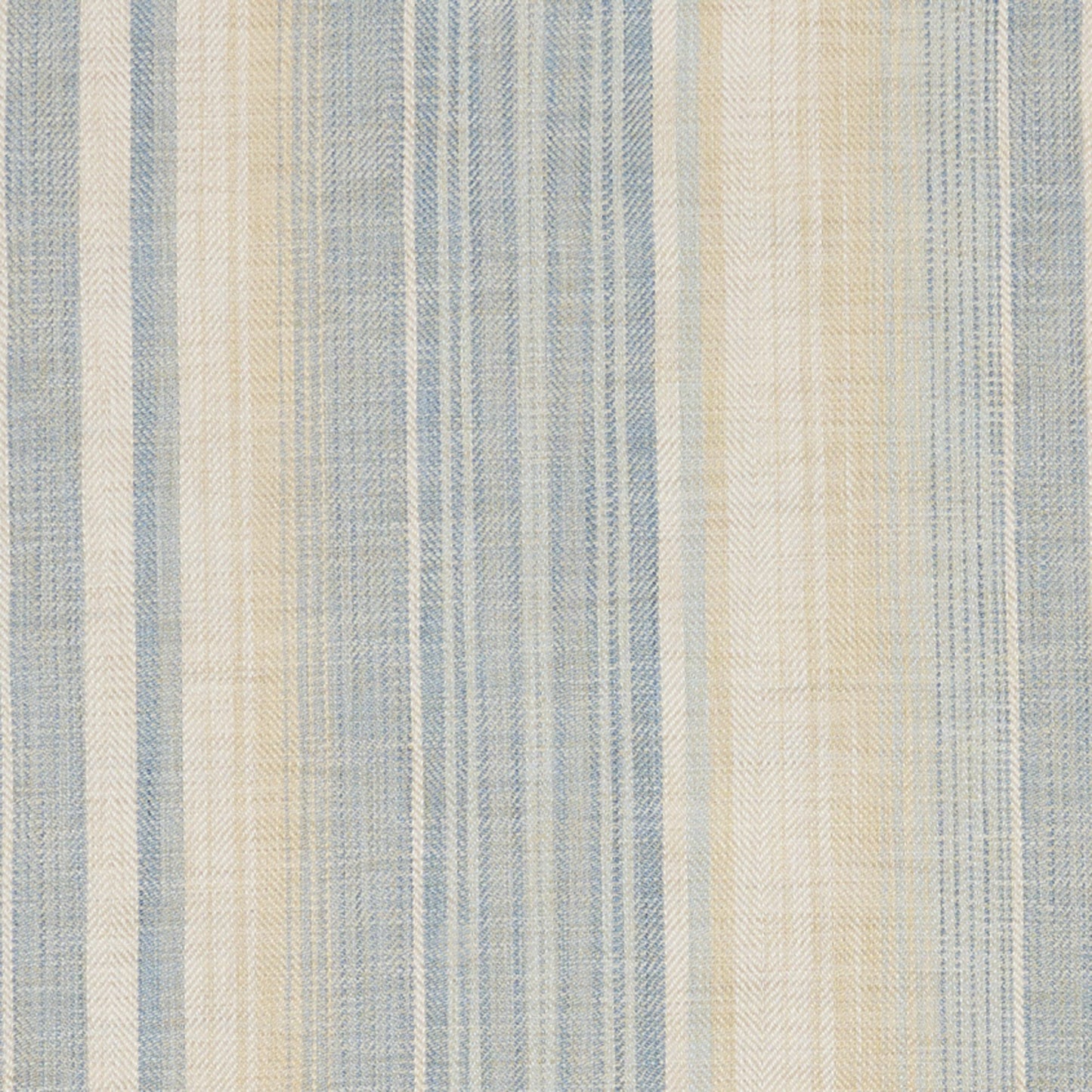 JF Fabrics KINNEY 73 Fabric Stripe Blue, Beige, Yellow, Seafoam, Aqua Jacquard - 9278273 J9431