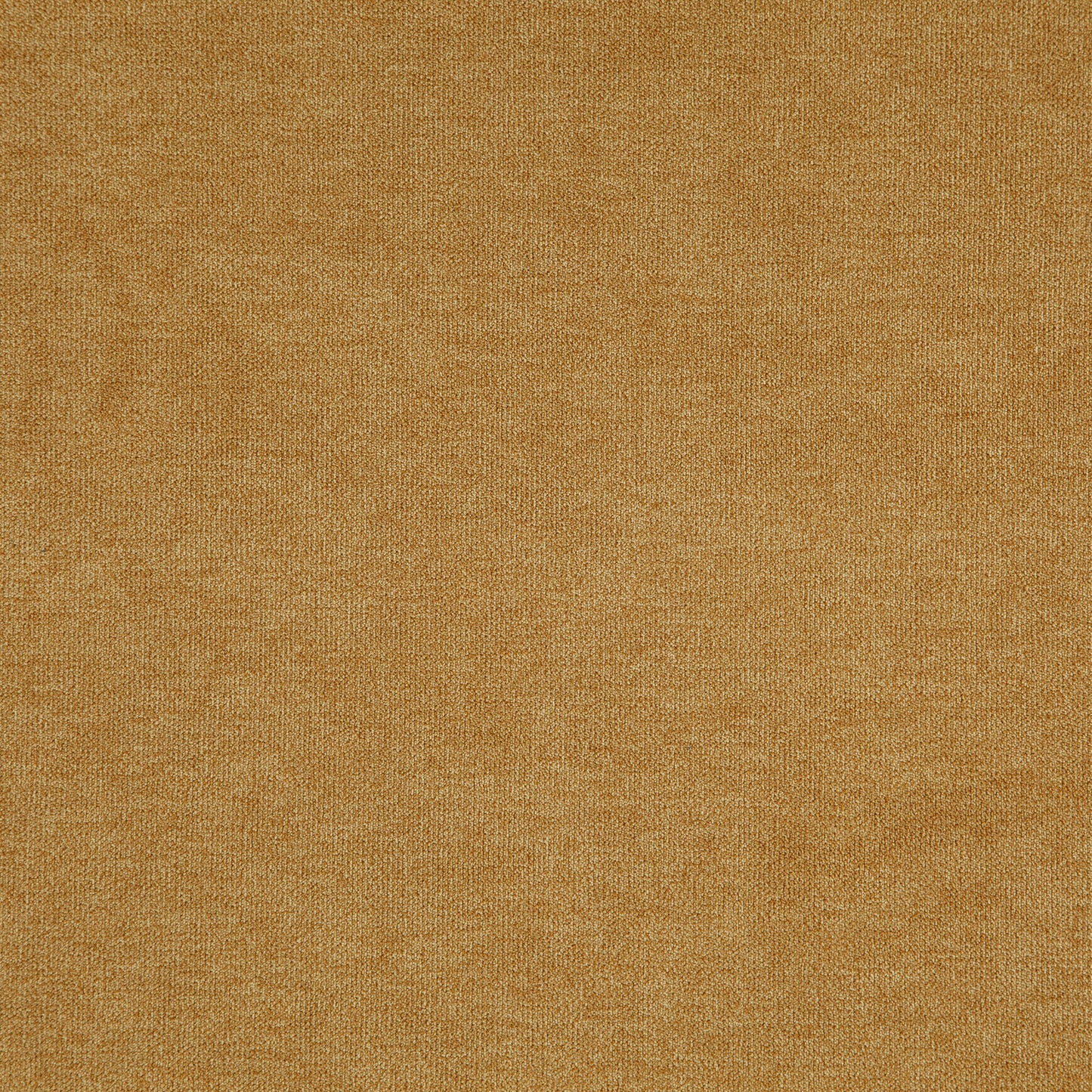 Yellow-gold chenille fabric with a tight, textured weave; soft and warm.