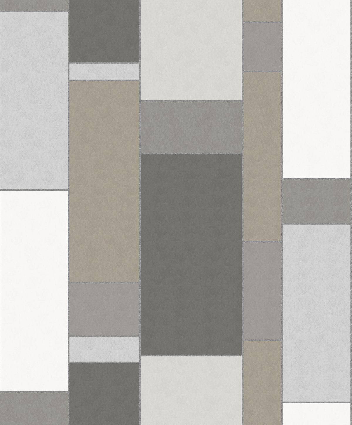 Seabrook Designs De Stijl Geometric Geometric Art Deco Hammered Steel & Metallic Silver - KTM1160