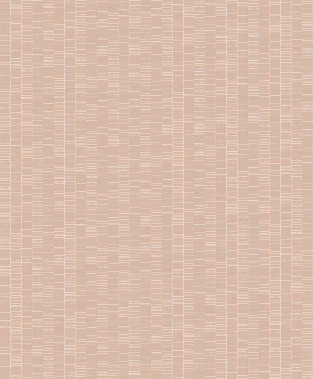 Pink matte wallpaper with Mondrian-inspired spliced stripe geometric pattern and a subtle textured finish.