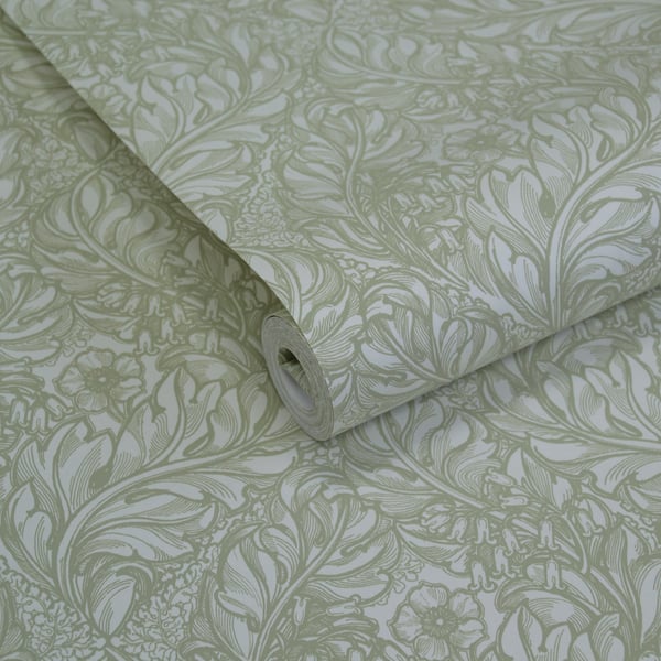 Galerie Wallcoverings Off The Wall Rambleicious Galerie Wallcoverings Green - LB25102