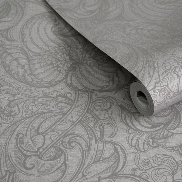 Galerie Wallcoverings Off The Wall Down the Dilly Galerie Wallcoverings Silver Grey - LB25114