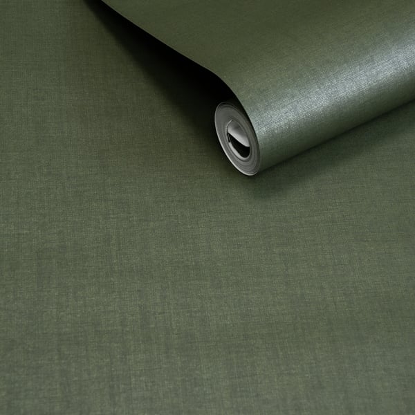 Galerie Wallcoverings Off The Wall Nuance Plain Texture Galerie Wallcoverings Green - LB25120