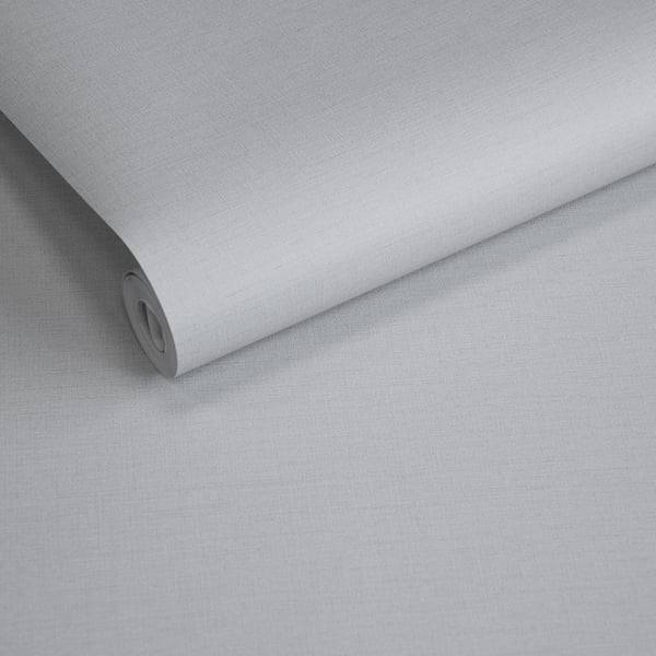 Galerie Wallcoverings Off The Wall Nuance Plain Texture Galerie Wallcoverings Silver Grey - LB25124